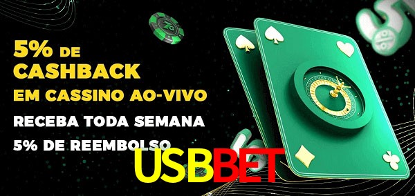 Promoções do cassino ao Vivo USBBET